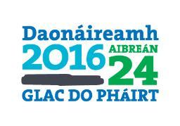 census 2016 logo gaeilge