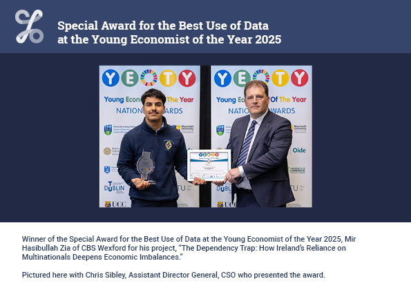 Winner of the Special Award for the Best Use of Data at the Young Economist of the Year 2025