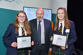 Order of Merit Prizewinners Kate Bagnall and Bobbi Beattie, The King's Hospital, Dublin