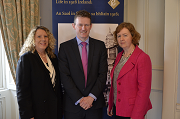 Moira Buckley, Pádraig Dalton DG and Helen Cahill, CSO Life 1916