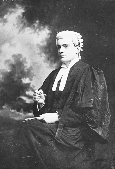 Padraig Pearse in barrister robes