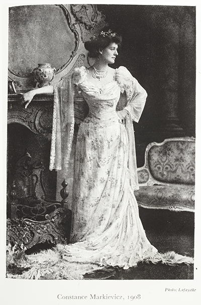 Countess Markievicz in a ball gown