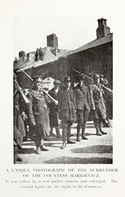 Surrender of Countess Markievicz (second figure on the right)