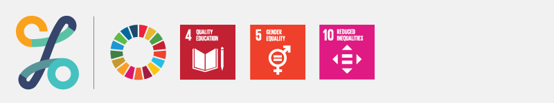 CSO SDGs banner with SDG indicator icons 4, 5 & 10