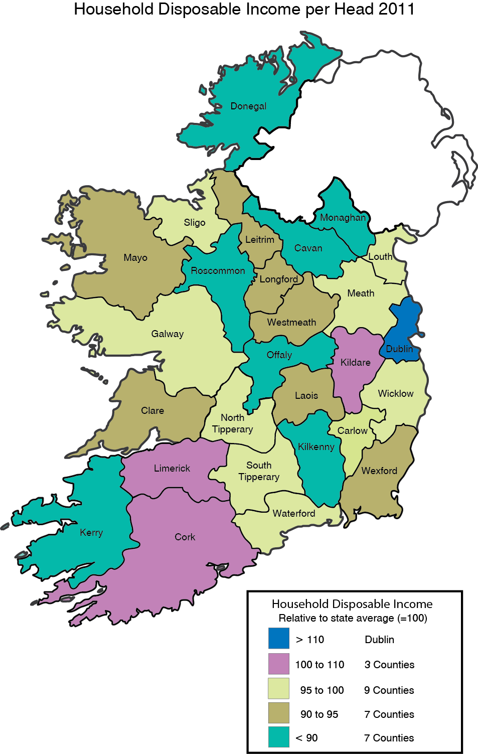 Figure 2 Map of Ireland