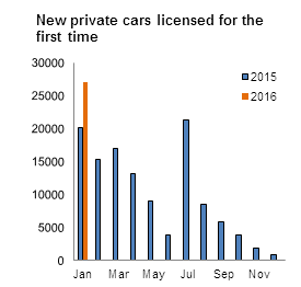 Figure 1 VLFTM - New private cars licensed for the first time