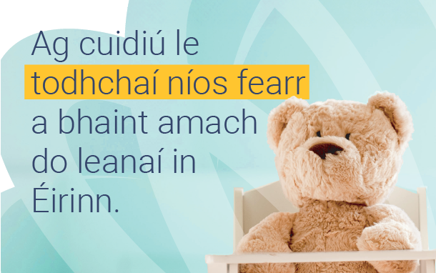 Cuidiú le todhchaí leanaí in Éirinn a mhúnlú