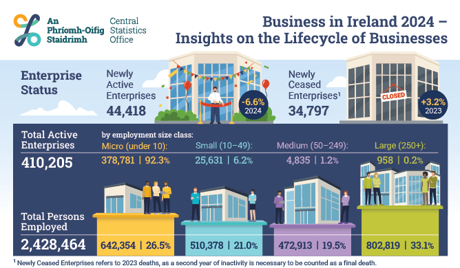 Business in Ireland 2024 - Insights on the Lifecycle of Businesses
