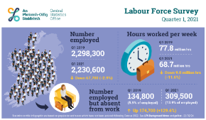 Labour Force Survey Quarter 1 2021 Thumbnail