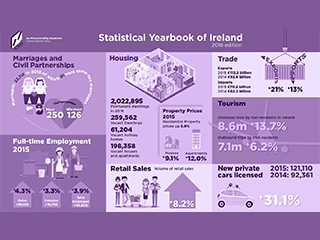Statistical Yearbook of Ireland 2016 Infographic